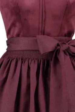 KRÜGER MADL Mini Dirndl bordeaux Tisha (60 cm)