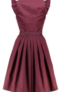 KRÜGER MADL Mini Dirndl bordeaux Tisha (60 cm)