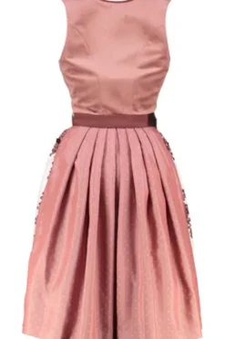 KRÜGER MADL Mini Dirndl bordeaux Kaelyn (60 cm)
