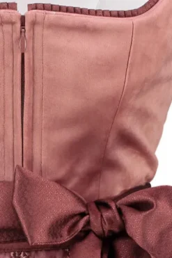 KRÜGER MADL Mini Dirndl bordeaux Kaelyn (60 cm)