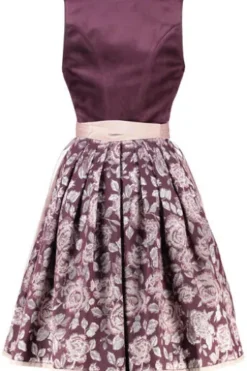 KRÜGER MADL Mini Dirndl bordeaux Joelina (60 cm)