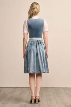KRÜGER MADL Mini Dirndl hellblau Aurela (60 cm)