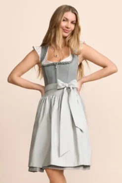 KRÜGER MADL Mini Dirndl hellgrün Rilina (60 cm)