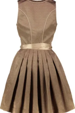 KRÜGER MADL Mini Dirndl kupfer Blumenmuster Josina
