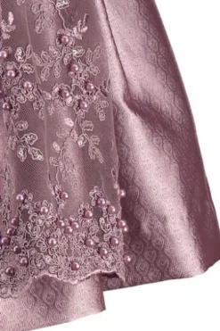 KRÜGER MADL Mini Dirndl lila Paisleymuster Kalia