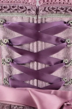 KRÜGER MADL Mini Dirndl lila Paisleymuster Kalia