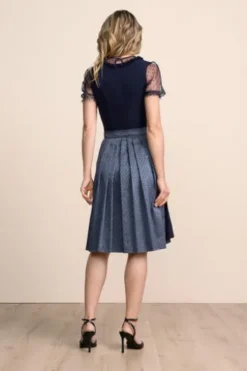 KRÜGER MADL Mini Dirndl marine Anica (60 cm)