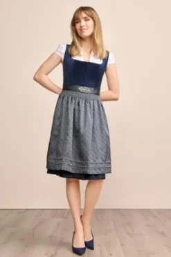 KRÜGER MADL Mini Dirndl marine Aurela (60 cm)
