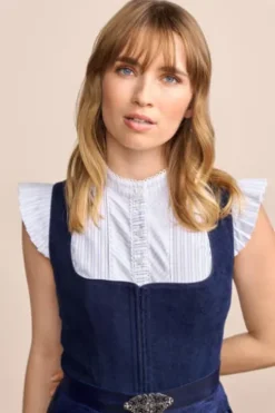 KRÜGER MADL MIni Dirndl marine Evi 60er Rocklänge