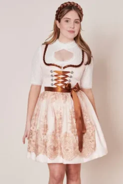 KRÜGER MADL Mini Dirndl nude Kamilia