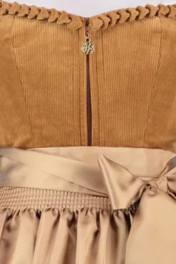 KRÜGER MADL Mini Dirndl ocker Ariella 60er Rocklänge