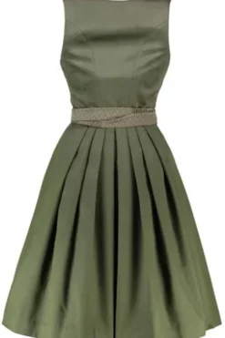 KRÜGER MADL Mini Dirndl oliv Alisha (60cm)