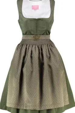 KRÜGER MADL Mini Dirndl oliv Alisha (60cm)