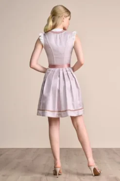 KRÜGER MADL Mini Dirndl rosa geblümt 419068