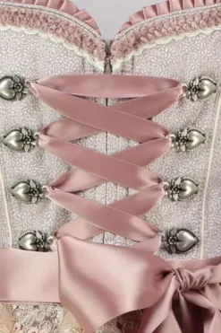 KRÜGER MADL Mini Dirndl rosa geblümt 419068