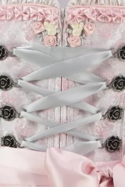 KRÜGER MADL Mini Dirndl rosa geblümt Lia