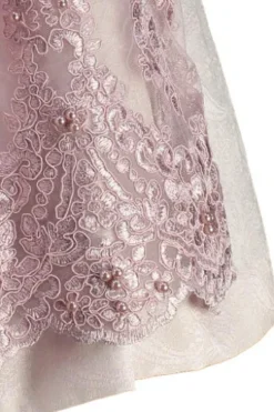 KRÜGER MADL Mini Dirndl rosa Paisleymuster Paulin