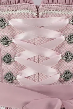 KRÜGER MADL Mini Dirndl rosa Zeichen Nemi