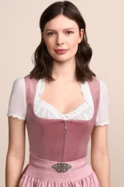KRÜGER MADL Mini Dirndl rose Alisha (60cm)