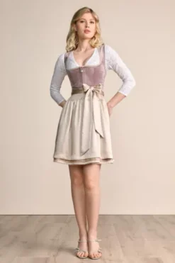 KRÜGER MADL Mini Dirndl rose Dena (50cm)