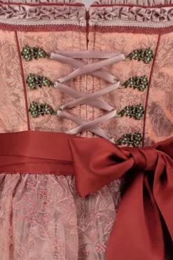 KRÜGER MADL Mini Dirndl rot Amarena (50cm)