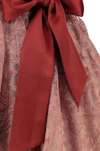 KRÜGER MADL Mini Dirndl rot Amarena (50cm)