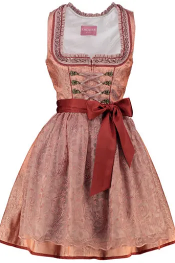 KRÜGER MADL Mini Dirndl rot Amarena (50cm)