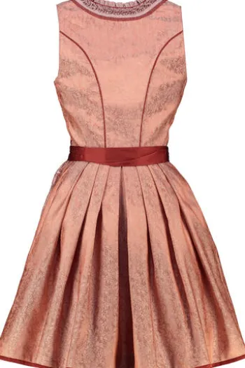 KRÜGER MADL Mini Dirndl rot Amarena (50cm)
