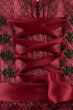 KRÜGER MADL Mini Dirndl rot Armannda