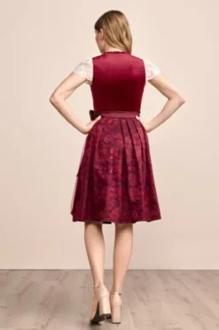 KRÜGER MADL Mini Dirndl rot Joelina (60cm)