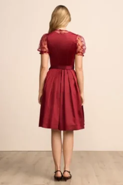 KRÜGER MADL Mini Dirndl rot Tia (60 cm)