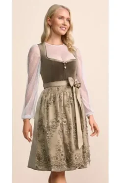 KRÜGER MADL Mini Dirndl schilf Virelina (60 cm)
