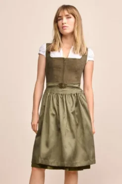 KRÜGER MADL MIni Dirndl schilf Evi 60er Rocklänge