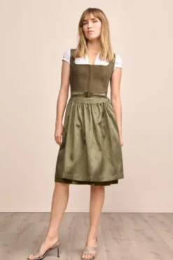 KRÜGER MADL MIni Dirndl schilf Evi 60er Rocklänge