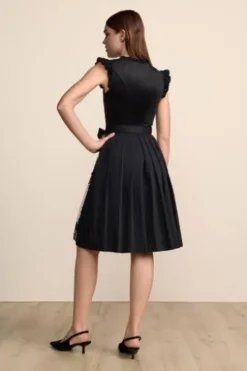 KRÜGER MADL Mini Dirndl schwarz Lovira (60 cm)