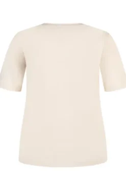 LECOMTE Shirt elfenbein Kurzarm
