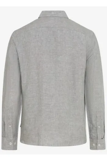 Leinen Hemd Daniel thyme Modern Fit Langarm