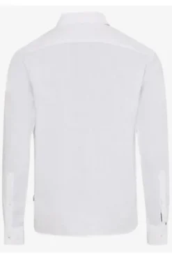 Leinen Hemd Daniel white Modern Fit Langarm