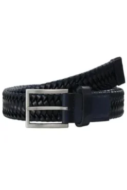 LLOYD Stretch-Flechtgürtel marine