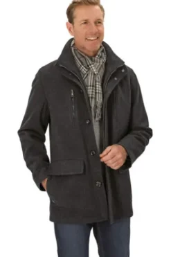 LODENFREY SympaTex Lodenjacke anthrazit Vaduz mit Cashmere
