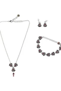 LUISE STEINER Collier Diara bordeaux