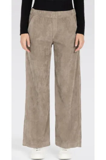 MAC Cord-Hose Chiara oxide brown Wide Fit