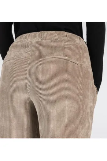 MAC Cord-Hose Chiara oxide brown Wide Fit