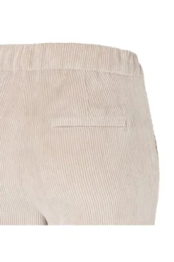 MAC Cord-Hose Chiara sand beige Wide Fit