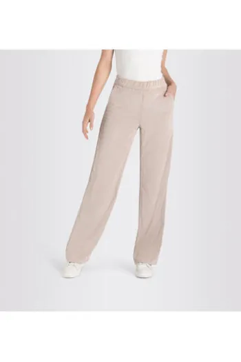 MAC Cord-Hose Chiara sand beige Wide Fit