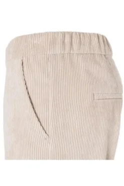 MAC Cord-Hose Chiara sand beige Wide Fit
