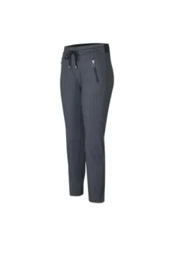 MAC JEANS - EASY, Light Jersey Mode Hose blau