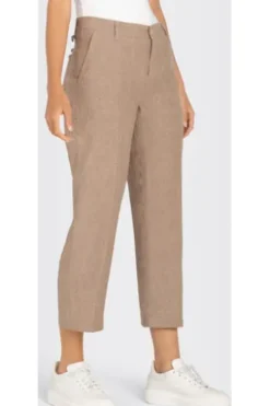 MAC JEANS - NORA, Pure linen braun