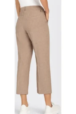 MAC JEANS - NORA, Pure linen braun