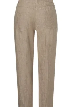 MAC JEANS - NORA, Pure linen braun